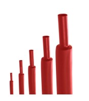 HEAT SHRINK TUBING 2.4/1.2mm RED (-55+135°C)