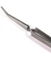 Професионални пинсети за нокти от неръждаема стомана C Curve Clamp Curved Head Pincher