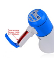 Hand grip type megaphone with siren USB 5V 15W