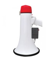 Hand grip type megaphone with siren 12V 15W