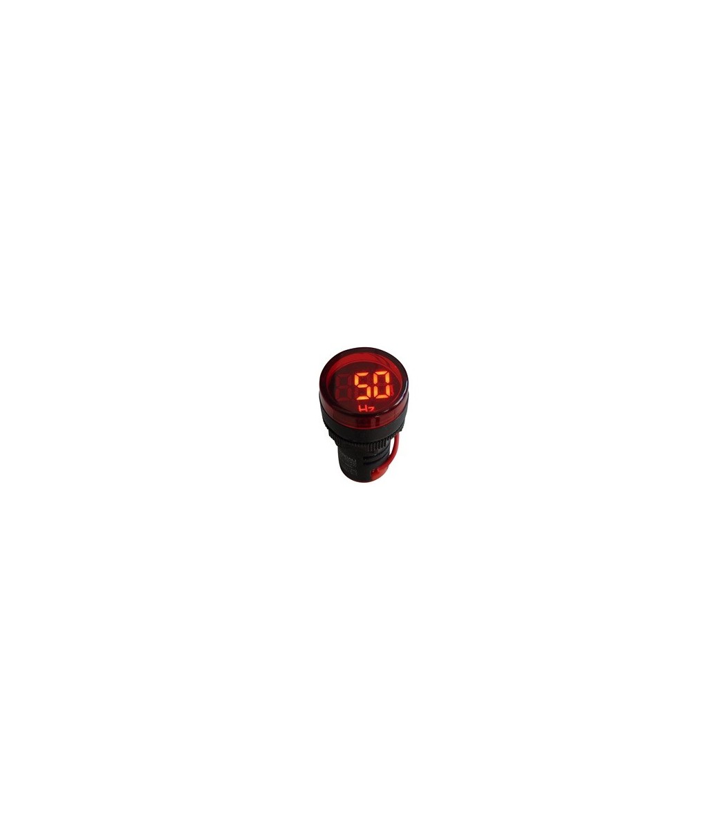 DIGITAL PANEL FREQUENCY METER AC Φ22 0-99Hz RED LED