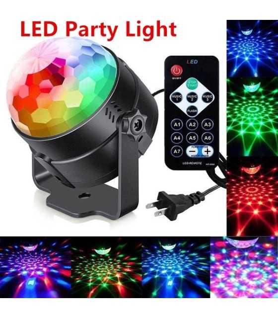 LED диско лампа с вграденa блутут тонколонка Disco Party Light