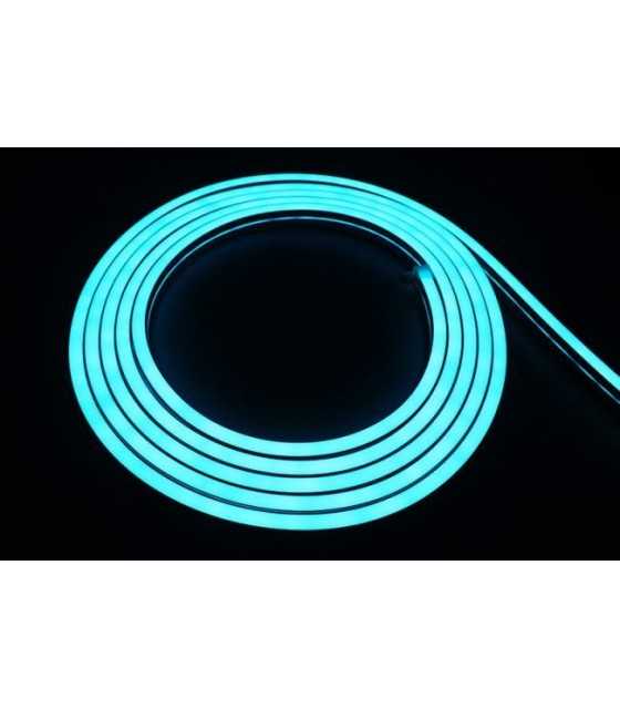 LED светлинен маркуч Trandafi Led Neon, IP66, 1250 lm, 12V, 5м, 6 x 12 мм, Тюркоазено