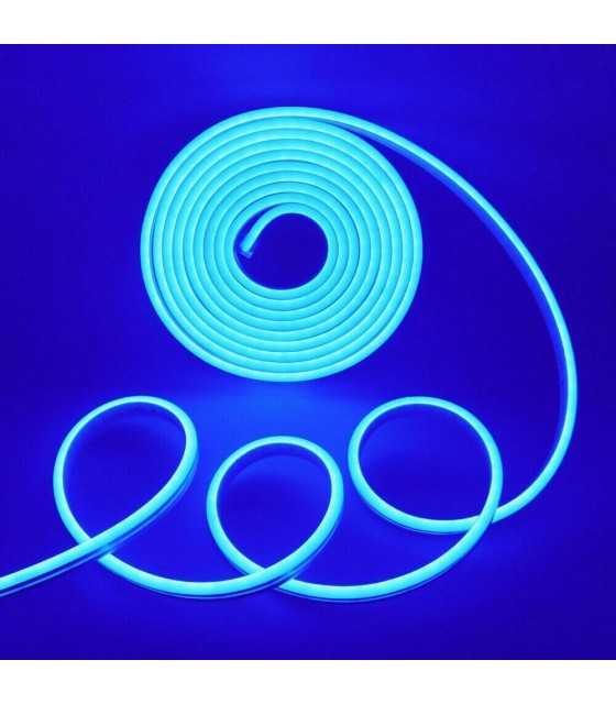 LED светлинен маркуч Trandafi Led Neon, IP66, 1250 lm, 12V, 5м, 6 x 12 мм, Син
