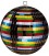 цветна диско топка Страхотна за парти или DJ светлинен ефект Коледа