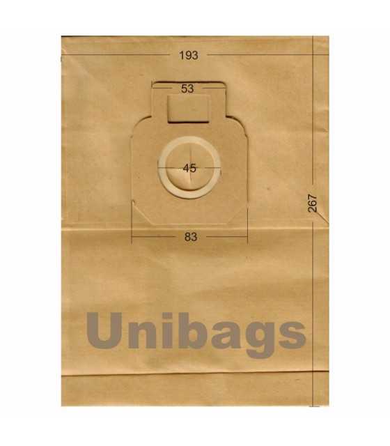 1980 - Unibags KENWOOD 5 ΑΝΤΑΛΛΑΚΤΙΚΕΣ ΣΑΚΟΥΛΕΣ ΓΙΑ ΗΛ. ΣΚΟΥΠΕΣ KENWOOD CLATRONIC