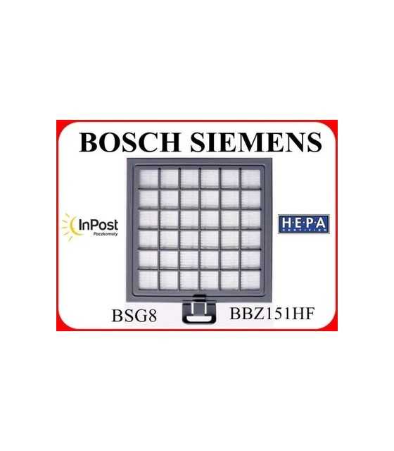 HEPA филтър за прахосмукачки BOSCH BSG8000, SIEMENS VS08