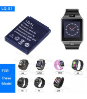 LQ-S1 3.7V 380mAh Rechargeable Li-ion Polymer Battery For Smart Watch DZ09