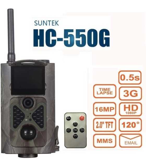Suntek HC550G 3G ΚΑΜΕΡΑ ΚΑΤΑΓΡΑΦΗΣ, ΑΠΟΣΤΟΛΗΣ MMS/EMAIL 16MP για ΜΕΛΙΣΣΙΑ, ΚΥΝΗΓΟΥΣ, ΑΠΟΘΗΚΕΣ