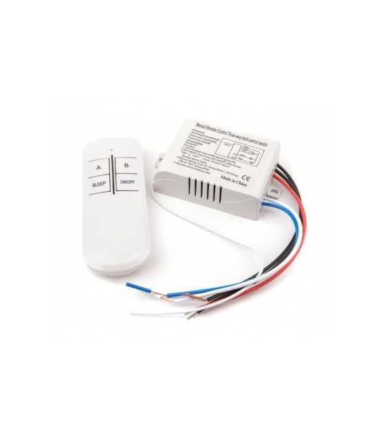 2-канален цифров цифров безжичен превключвател за дистанционно управление за интелигентни домашни светодиодни лампи