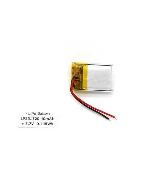 3.7V 40mAh 401215 LiPo Polymer Rechargeable Battery For Mp3 Bluetooth Video Pen