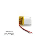 3.7V 40mAh 401520 Lipo battery Rechargeable Lithium Polymer ion Battery Pack