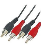 Кабел, 2 Чинча към 2 Чинча 1.5 метра, Cable 2 x RCA M/M