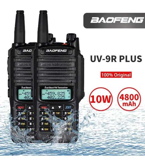 ΦΟΡΗΤΟΣ dual band ΠΟΜΠΟΔΕΚΤΗΣ VHF/UHF 10W, 4000ma battery