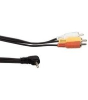 videoCABLE 3.5mm MALE 4C TO 3 MALE RCA 1.5m