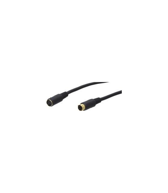 10m SVHS S-Video EXTENSION Cable Lead 4Pin Mini Din Male to Female TV DVD GOLD