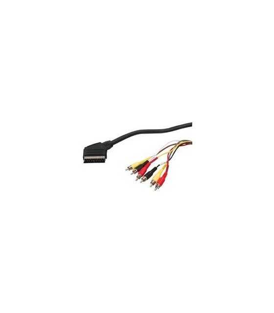 SCART to RCA - 6X RCA 1.5M