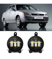 4\\" 3.5inch Led Fog Lights driving light White amber light for lada Priora for Gazelle Russia cars fog lamp