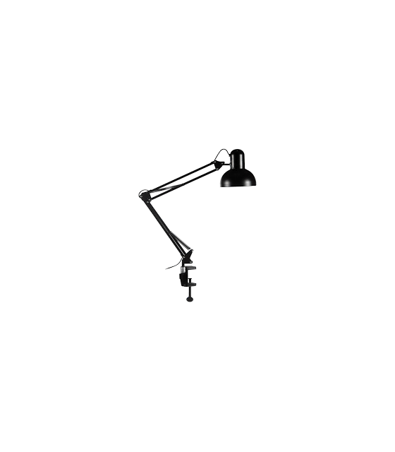 Architect Swing-Arm 31.5-in Black Swing-arm Desk Lamp with Metal Shade