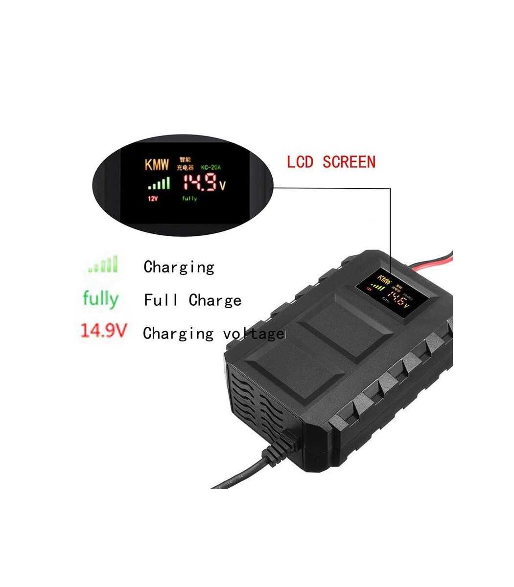 12V 20A Car Battery Lead Acid Battery Charger Motorcycle Boat ATV R