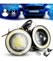 3\\" Inch COB LED Fog Light Projector Car White Angel Eyes Halo Ring DRL Lamp
