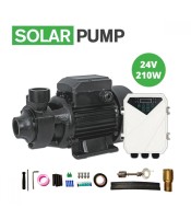 DC brushless motor solar surface water pump booster pump 24V 210W ,25m