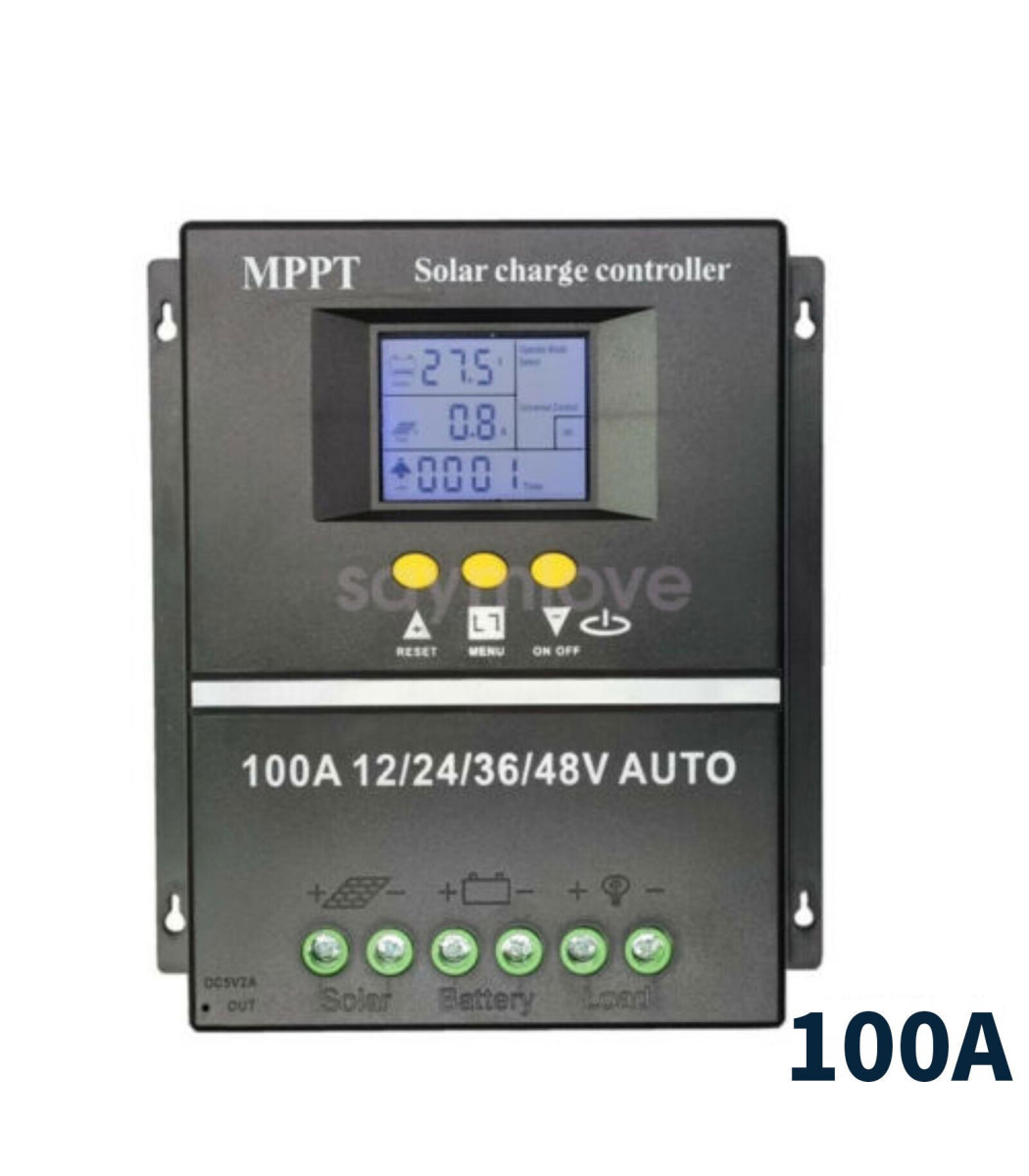 Temank Supply EPever 100A MPPT Solar Charge Controller 12V 24V 36V 48V