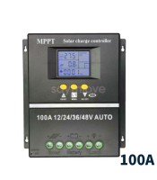 100A MPPT Solar PV Regulators 12V 24V 36V 48V Auto Solar Charge Controller USB