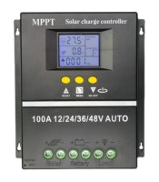 100A MPPT Solar PV Regulators 12V 24V 36V 48V Auto Solar Charge Controller USB