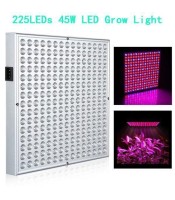 225LEDS Пълен спектър с IR и UV LED растителни светлини за стайни растения