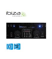 AMP300USB-BT PA усилвател с USB и Bluetooth 2x240W от Ibiza Sound.