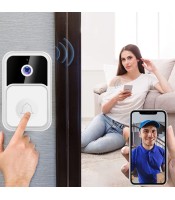HD WIFI интелигентна видеокамера за звънец с приемник за звънец Наблюдение за домашна сигурност Видео в реално време