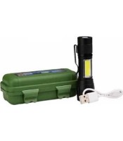 900 Lumen Led Rechargeable Handheld Flashlight torch Built-in Battery With USB Charger 3 Modes