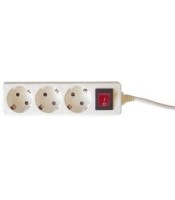 MULTI-OUTLET 3 POSITIONS WITH SWITCH 3M