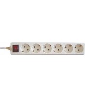 SAFETY POWER STRIP WITH ON-OFF SWITCH 6 OUTLETS