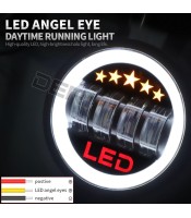4 Inch LED Work Light White Angel Eyes Driving Lamp For Offroad Moto SUV 4x4 ATV