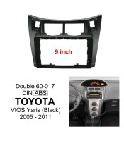 2 din frame YARIS Tablet 9″ ΠΡΟΣΟΨΗ TOYOTA YARIS 2005-2013 ΜΕ ΚΑΛΩΔΙΩΣΗΠΡΟΣΘΗΚΕΣ - ISO