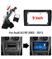 9-ИНЧОВА рамка за автомобилно радио за Audi A4 II 2 B6 III 3 B7 S4 RS4 за Audi TT 2 8J 2006 - 2014 Комплект