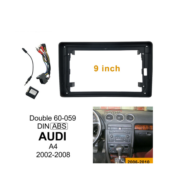 9 инча автомобилно радио фасция за AUDI A4/SEAT Exeo 2 Din рамка на таблото за автоматично стерео уредба
