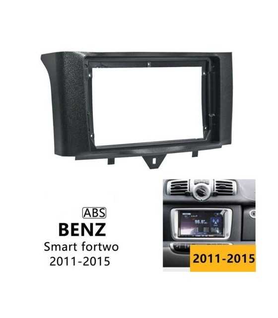 9-инчова фасция за BENZ Smart fortwo 2011 2012 2013 2014 2015 Аудио монтажен адаптер Панел Рамка на автомобила