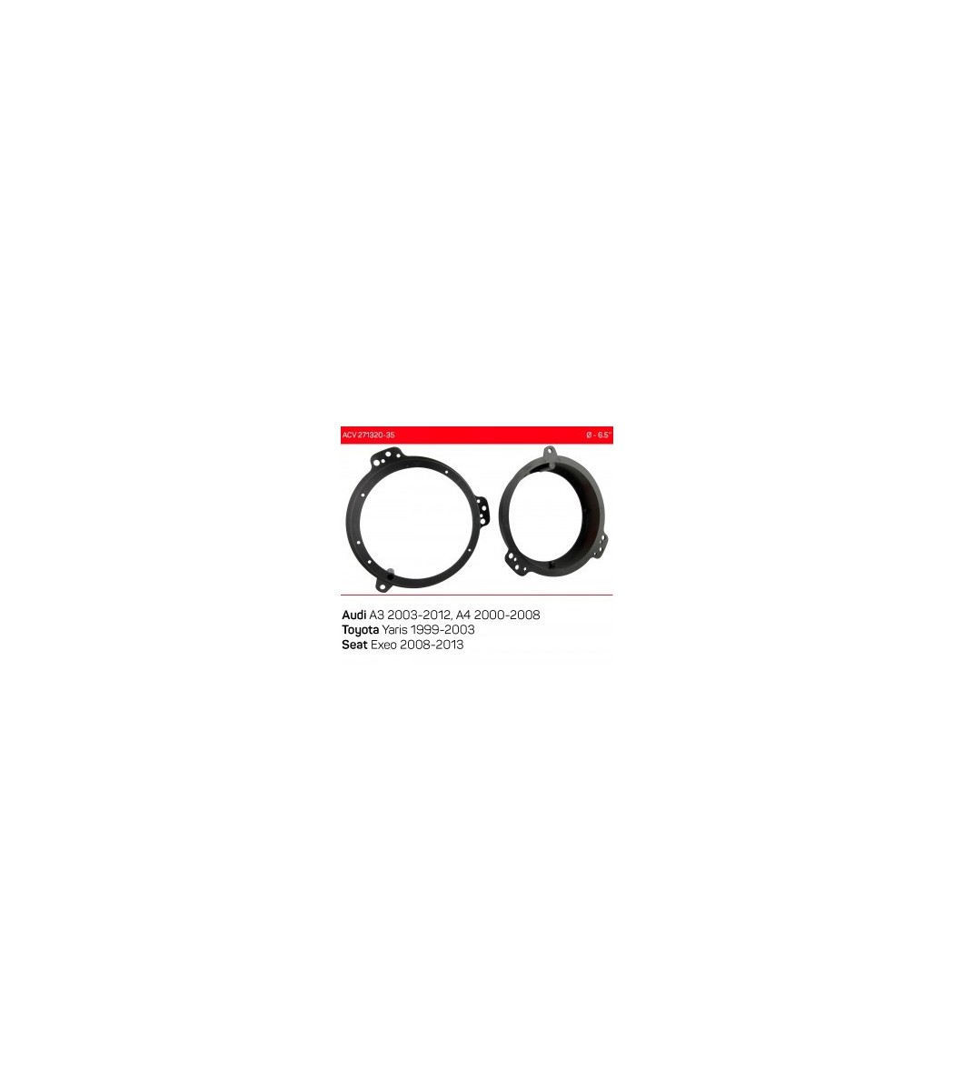 Loudspeaker rings Audi/Toyota/Seat 16.5cm