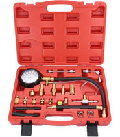 Fuel Pressure Meter Tester Oil Combustion Spraying Injection Gauge Test Tool Kit