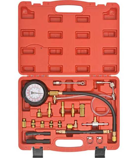 Fuel Pressure Meter Tester Oil Combustion Spraying Injection Gauge Test Tool Kit
