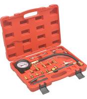 Fuel Pressure Meter Tester Oil Combustion Spraying Injection Gauge Test Tool Kit