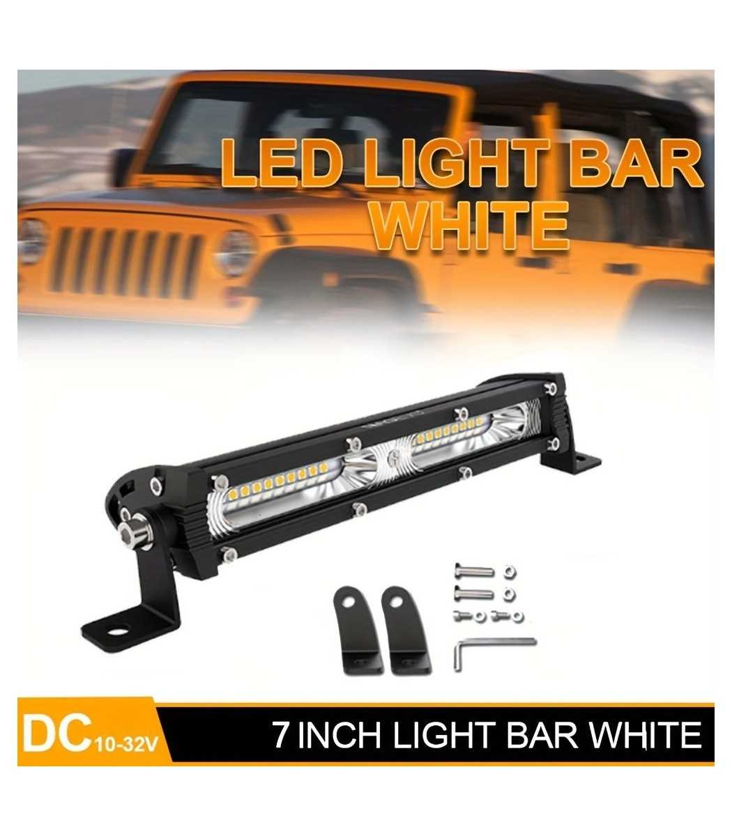 12 60W 6000Lumens LED LIGHT BAR WITH DRL / PARKING LIGHT – Auto Sparky