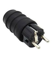 MALE SCHUKO ELECTRICAL CURRENT PLUG RUBBER