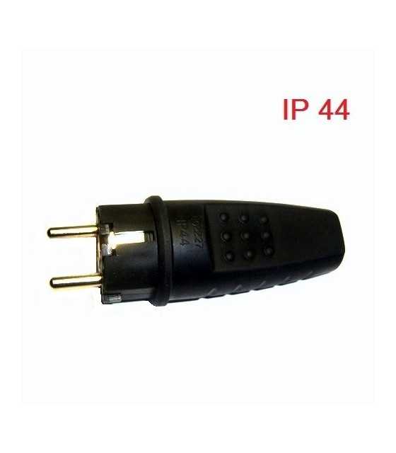 MALE SCHUKO ELECTRICAL CURRENT PLUG RUBBER