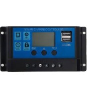12V/24V Dual USB LCD PWM Solar Charge Controller Panel Regulator 20A