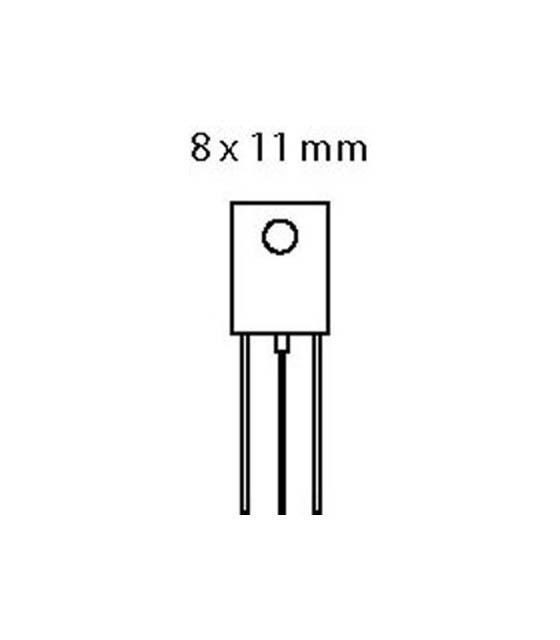 Bipolar junction transistor, NPN, 60 V, THT, TO-126, BD189