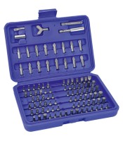 Set of 100 bit heads in a practical carrying case